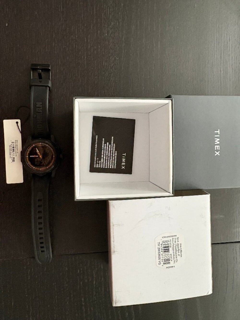 Timex Ironman Adrenaline Series Ana-Digi Black PU Strap Watch